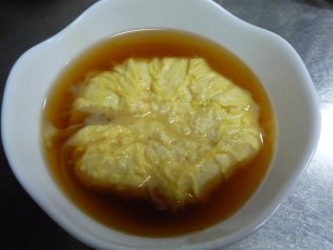 絹ごし豆腐のあんかけ完成品