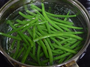 いんげんのあえもの４