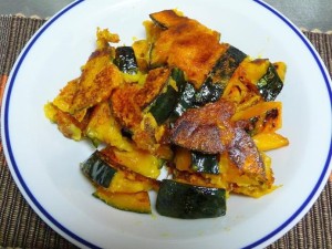 かぼちゃのてんぷら風完成