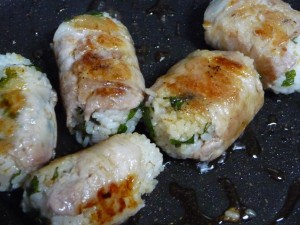 しそごはんの肉巻き11