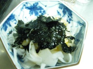 大根サラダ完成