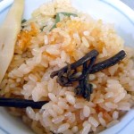 山菜おこわ完成品。