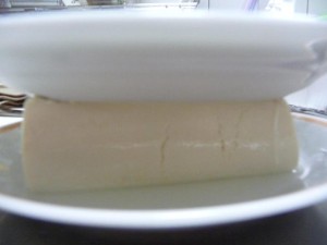 肉豆腐2-豆腐の水切りb
