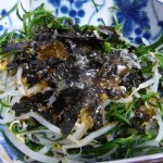 おかひじきともやしのサラダ 完成品