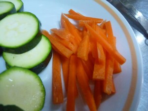 豚肉とズッキーニのコチュジャン炒め2