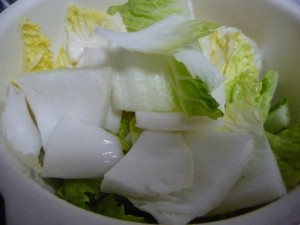 鶏つくねと白菜の煮物7