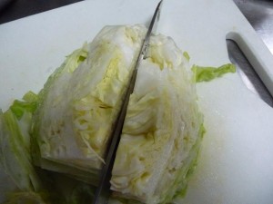 麩とキャベツの煮物6