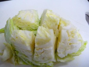 麩とキャベツの煮物7