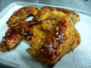 揚げない手羽先完成品