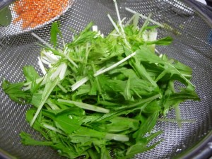 水菜のしゃぶしゃぶサラダ4