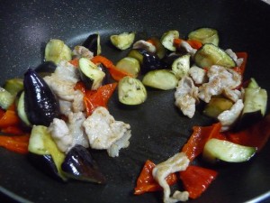 夏野菜の練りゴマ和え5