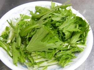 水菜のチヂミ1