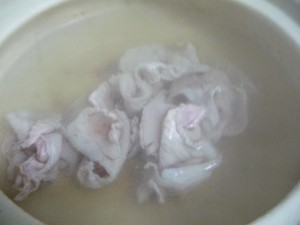 ほうれんそうと豚肉のおろしソースがけ3