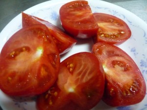 トマトの豚肉まき2