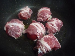 トマトの豚肉まき4