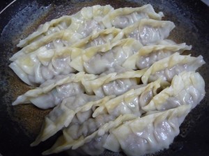 レンコンとシソの餃子7