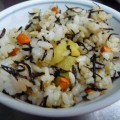 ひじきとたくあんの炒飯