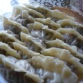 レンコンとシソの餃子