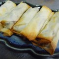 しいたけのオーブン春巻き